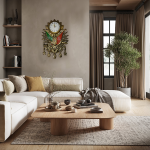 Osmanlı Arması Duvar Saati Dekoratif - Görsel 10