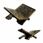 İKRA Rahle | Ahşap Görünümlü Katlanabilir Kur’an ve Kitap Standı - Görsel 3