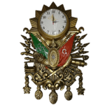 Osmanlı Arması Duvar Saati Dekoratif - Görsel 4