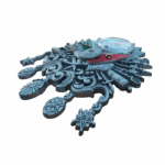 Osmanlı Arması Duvar Saati Dekoratif - Görsel 8